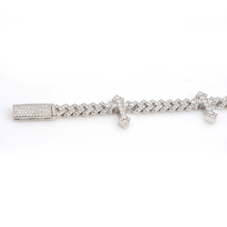 Iced Cuban Cross Chain