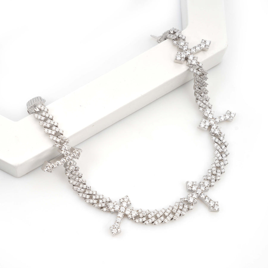 Iced Cuban Cross Chain