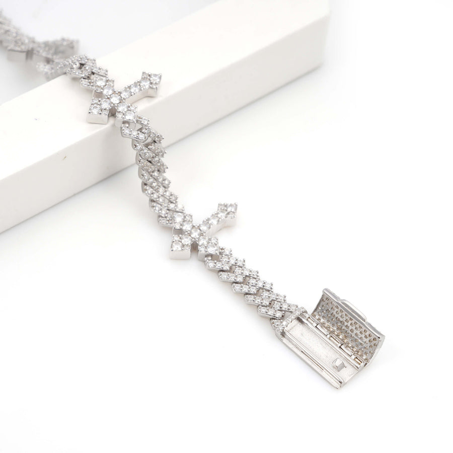 Iced Cuban Cross Chain