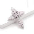 Cross With Roses Pendant