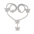 4 Butterfly 3mm Tennis Chain