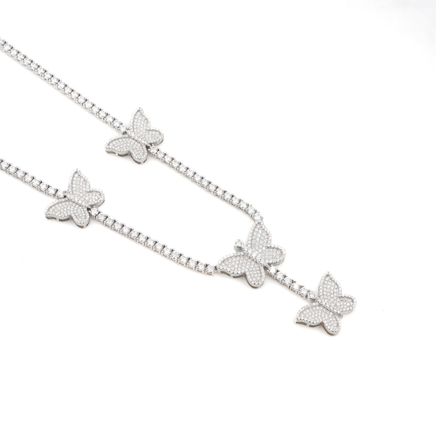 4 Butterfly 3mm Tennis Chain