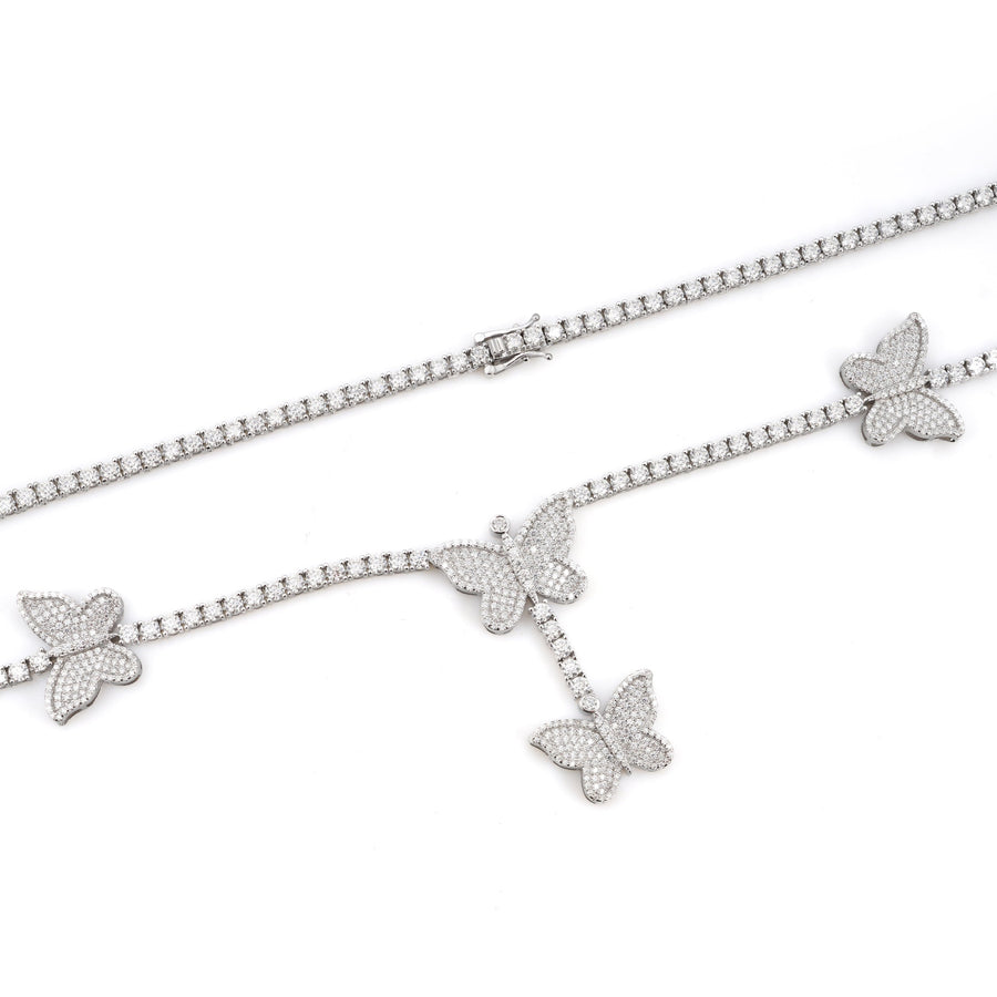 4 Butterfly 3mm Tennis Chain