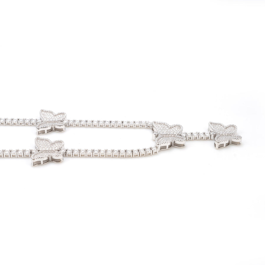 4 Butterfly 3mm Tennis Chain