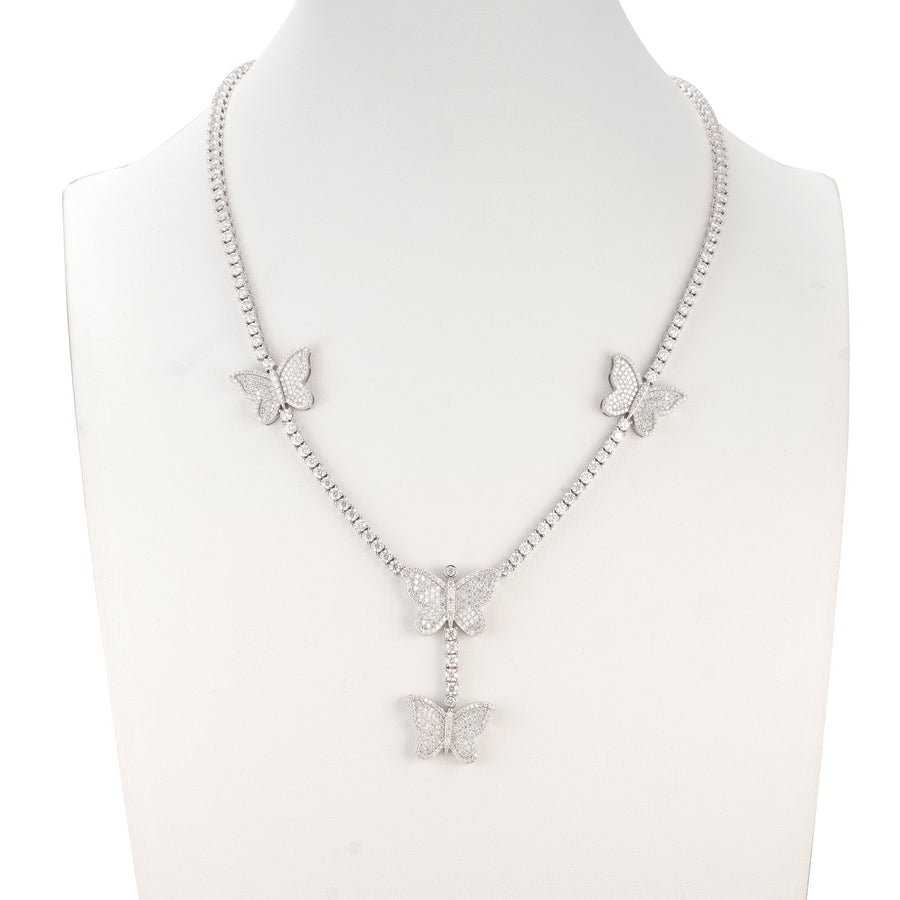 4 Butterfly 3mm Tennis Chain