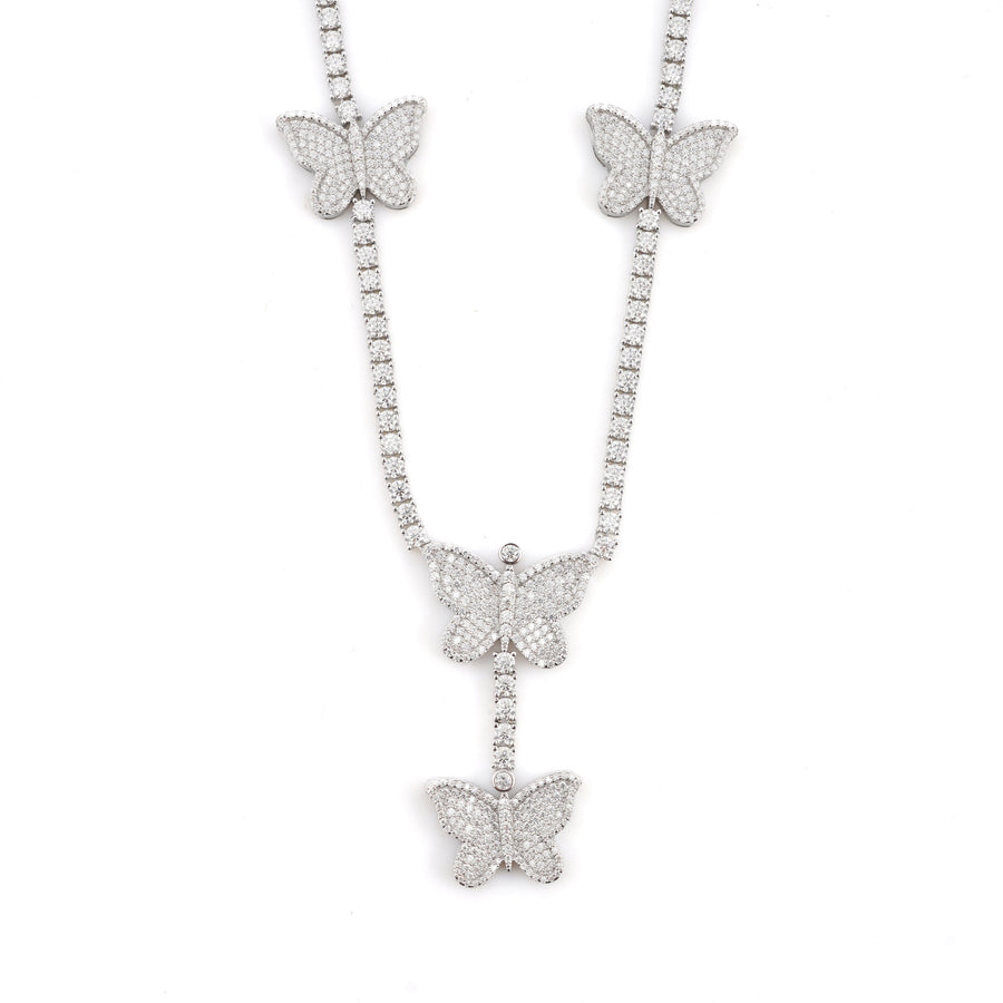 4 Butterfly 3mm Tennis Chain