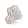Fully Iced Cross Ring