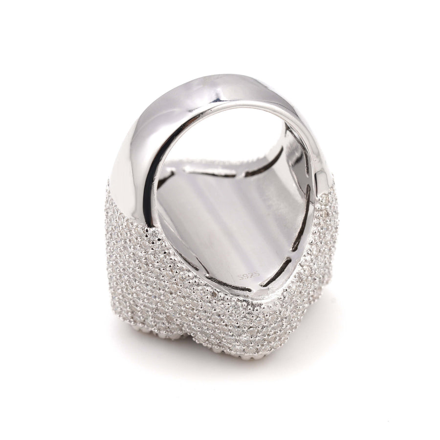 Fully Iced Cross Ring