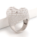 Fully Iced Cross Ring
