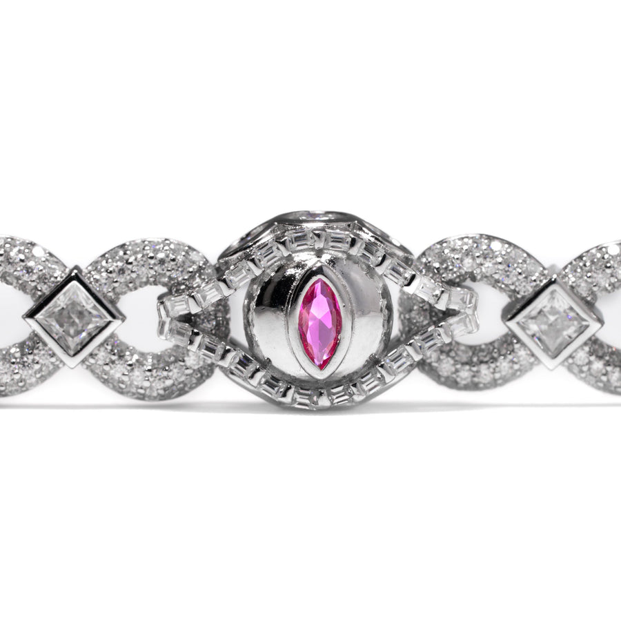 Crimson Frost Bracelet