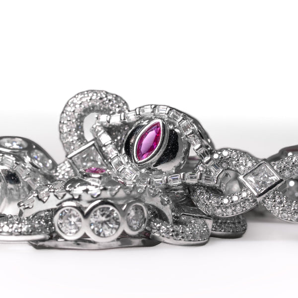 Crimson Frost Bracelet — alternate view