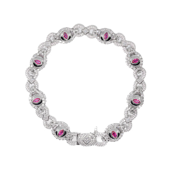 Crimson Frost Bracelet