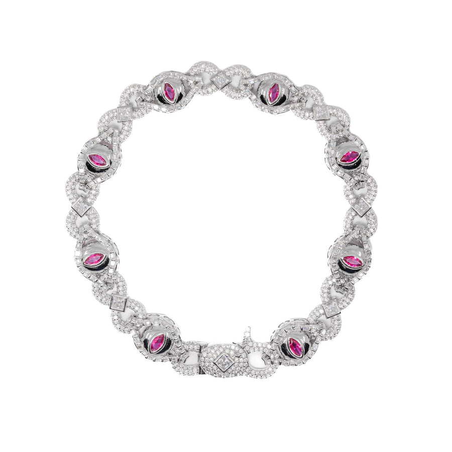 Crimson Frost Bracelet