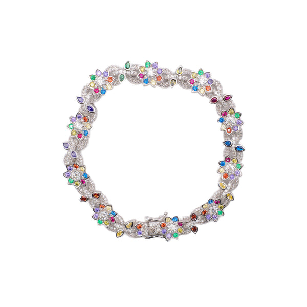 Rainbow Blossom Bracelet — alternate view