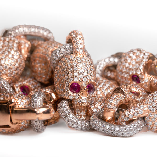 Rose Reign Skull Chain