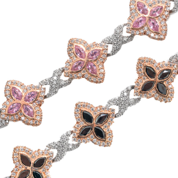 Royal Clover Iced Bracelet — alternate view