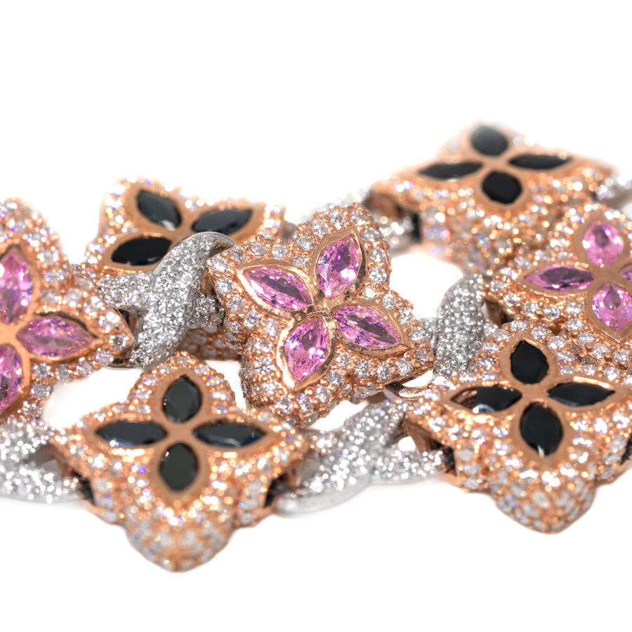 Royal Clover Iced Bracelet
