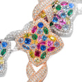 Rainbow Clover Infinity Bracelet