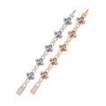 Rainbow Clover Infinity Bracelet