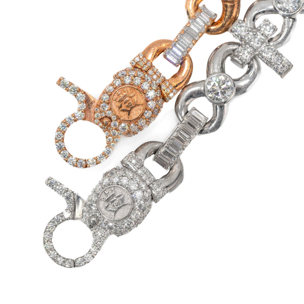 Cross Link Baguette Bracelet