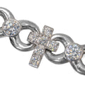 Cross Link Baguette Bracelet