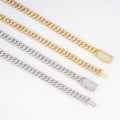 Cuban Chain and Cuban Bracelet Set 8MM