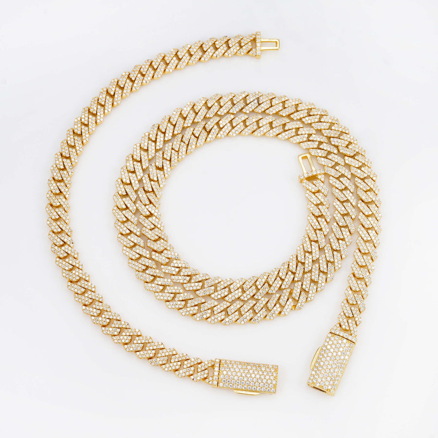 Cuban Chain and Cuban Bracelet Set 8MM