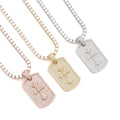 Chrome Heart Dog Tag Pendant