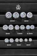 Round Stud Earrings
