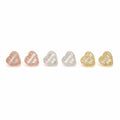 Heart Baguette Earrings